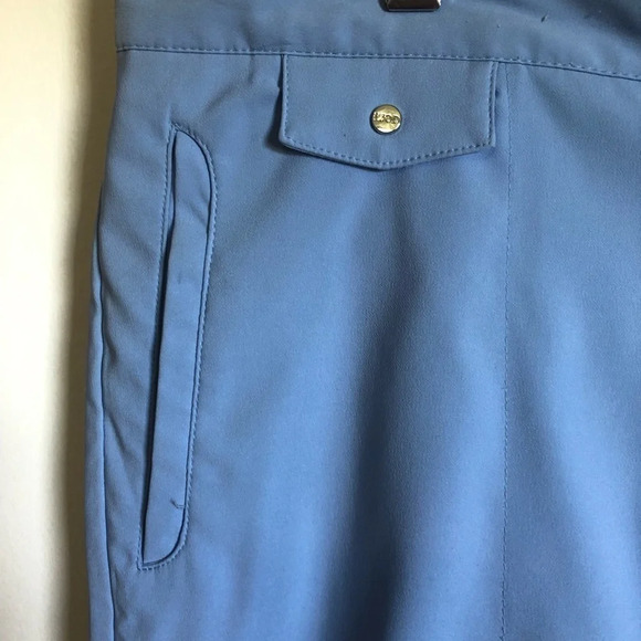 5/$25 
Izod  Ladies Golf Capris Light Blue 12 Tennis Golf Sports Lightweight - Picture 4 of 5